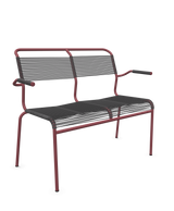 Schaffner Säntis Banc Spaghetti 2 places avec accoudoirs