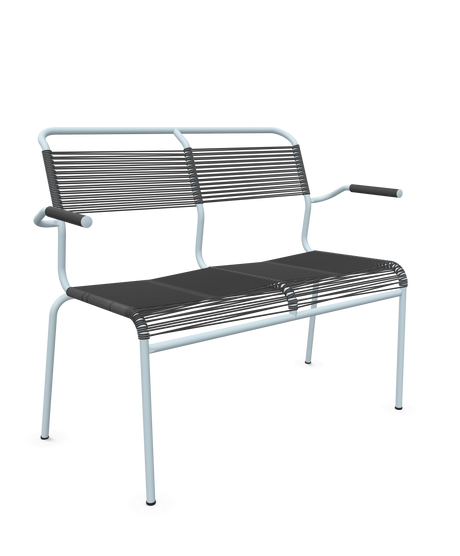 Schaffner <i data-tl='85B72554>Säntis</i> Bank Spaghetti 2-Sitzer mit Armlehnen
