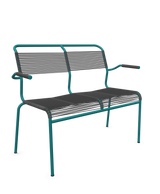 Schaffner Säntis Banc Spaghetti 2 places avec accoudoirs