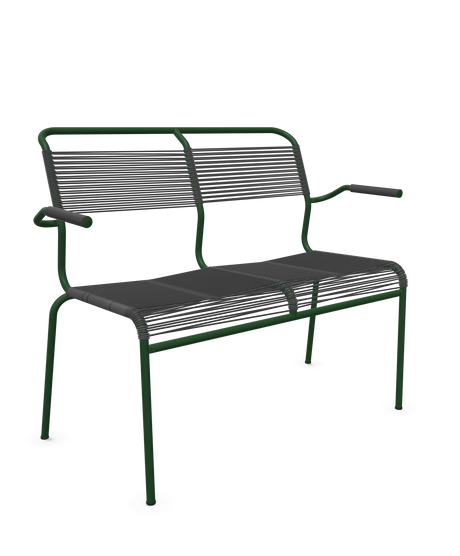 Schaffner <i data-tl='85B72554>Säntis</i> Bank Spaghetti 2-Sitzer mit Armlehnen