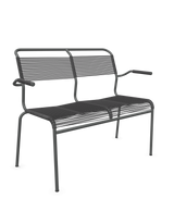 Schaffner Säntis Banc Spaghetti 2 places avec accoudoirs