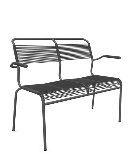 Schaffner <i data-tl='85B72554>Säntis</i> Bank Spaghetti 2-Sitzer mit Armlehnen