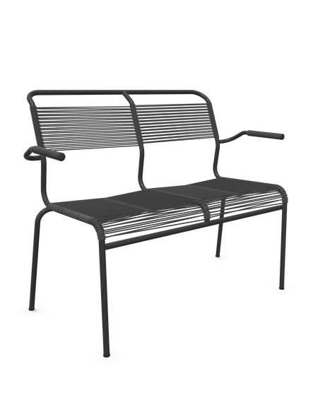 Schaffner <i data-tl='85B72554>Säntis</i> Bank Spaghetti 2-Sitzer mit Armlehnen