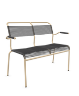 Schaffner Säntis Banc Spaghetti 2 places avec accoudoirs
