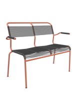 Schaffner Säntis Banc Spaghetti 2 places avec accoudoirs