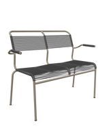 Schaffner Säntis Banc Spaghetti 2 places avec accoudoirs