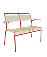 Schaffner Säntis Banc Spaghetti 2 places avec accoudoirs