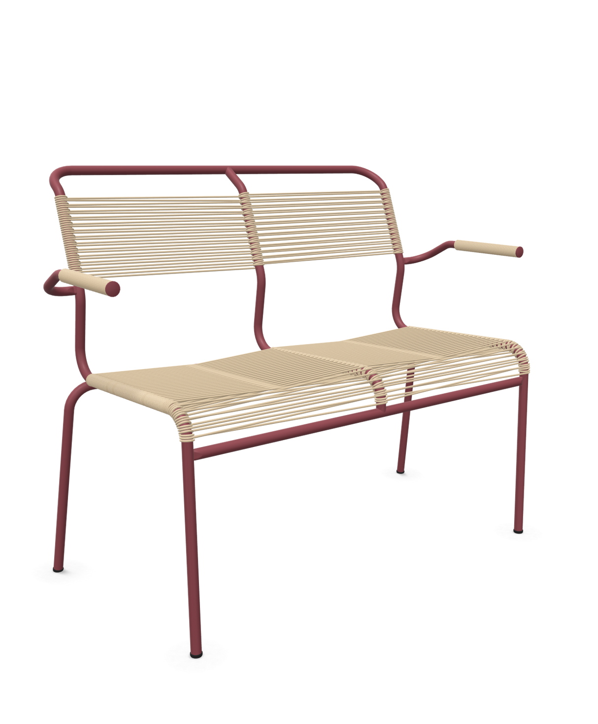 Schaffner Säntis Banc Spaghetti 2 places avec accoudoirs