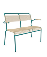 Schaffner Säntis Banc Spaghetti 2 places avec accoudoirs