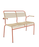 Schaffner Säntis Banc Spaghetti 2 places avec accoudoirs