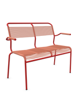 Schaffner Säntis Banc Spaghetti 2 places avec accoudoirs