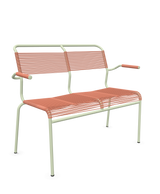 Schaffner Säntis Banc Spaghetti 2 places avec accoudoirs