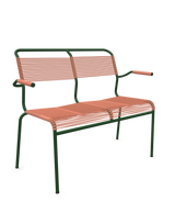Schaffner Säntis Banc Spaghetti 2 places avec accoudoirs