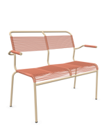 Schaffner Säntis Banc Spaghetti 2 places avec accoudoirs