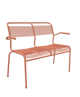 Schaffner Säntis Banc Spaghetti 2 places avec accoudoirs