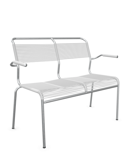 Schaffner <i data-tl='85B72554>Säntis</i> Bank Spaghetti 2-Sitzer mit Armlehnen