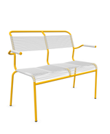 Schaffner Säntis Banc Spaghetti 2 places avec accoudoirs