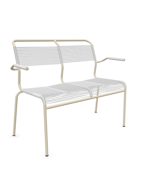 Schaffner <i data-tl='85B72554>Säntis</i> Bank Spaghetti 2-Sitzer mit Armlehnen