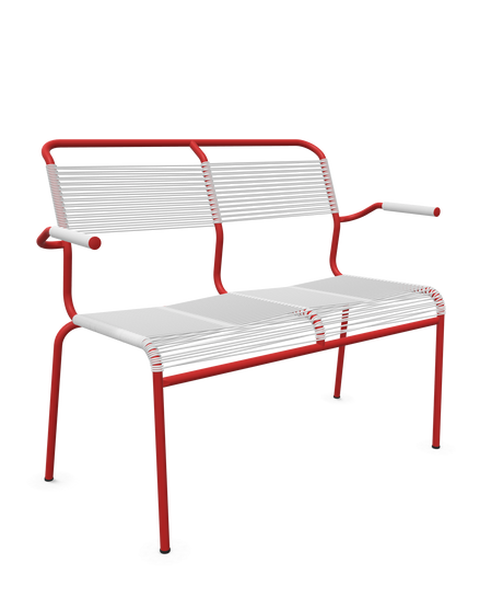 Schaffner <i data-tl='85B72554>Säntis</i> Bank Spaghetti 2-Sitzer mit Armlehnen