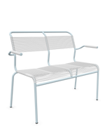 Schaffner Säntis Banc Spaghetti 2 places avec accoudoirs