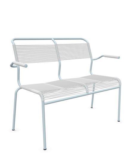 Schaffner <i data-tl='85B72554>Säntis</i> Bank Spaghetti 2-Sitzer mit Armlehnen