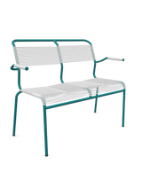 Schaffner Säntis Banc Spaghetti 2 places avec accoudoirs