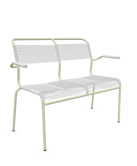 Schaffner <i data-tl='85B72554>Säntis</i> Bank Spaghetti 2-Sitzer mit Armlehnen