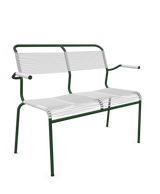 Schaffner Säntis Banc Spaghetti 2 places avec accoudoirs