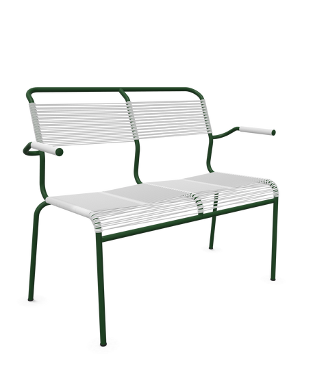 Schaffner <i data-tl='85B72554>Säntis</i> Bank Spaghetti 2-Sitzer mit Armlehnen