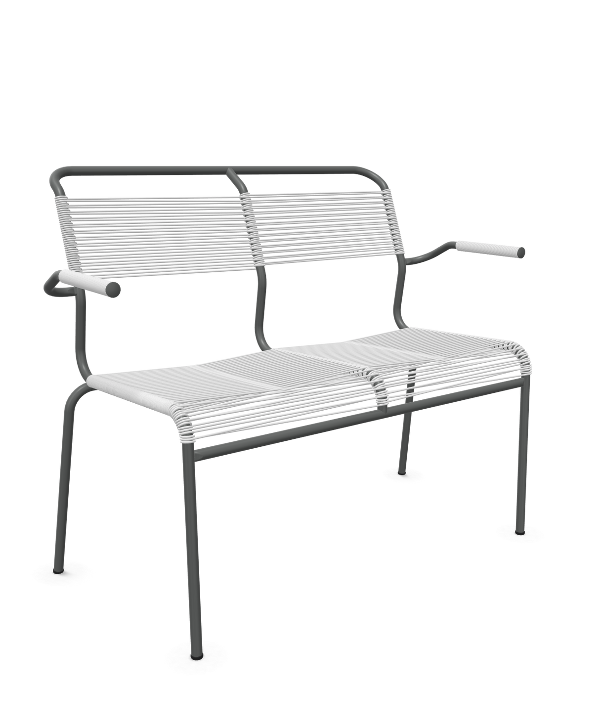 Schaffner Säntis Banc Spaghetti 2 places avec accoudoirs