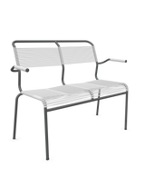 Schaffner Säntis Banc Spaghetti 2 places avec accoudoirs