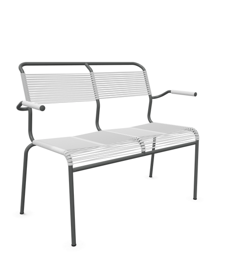 Schaffner <i data-tl='85B72554>Säntis</i> Bank Spaghetti 2-Sitzer mit Armlehnen