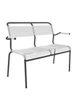 Schaffner Säntis Banc Spaghetti 2 places avec accoudoirs