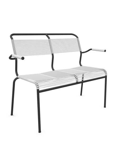 Schaffner <i data-tl='85B72554>Säntis</i> Bank Spaghetti 2-Sitzer mit Armlehnen