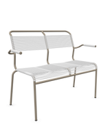 Schaffner Säntis Banc Spaghetti 2 places avec accoudoirs