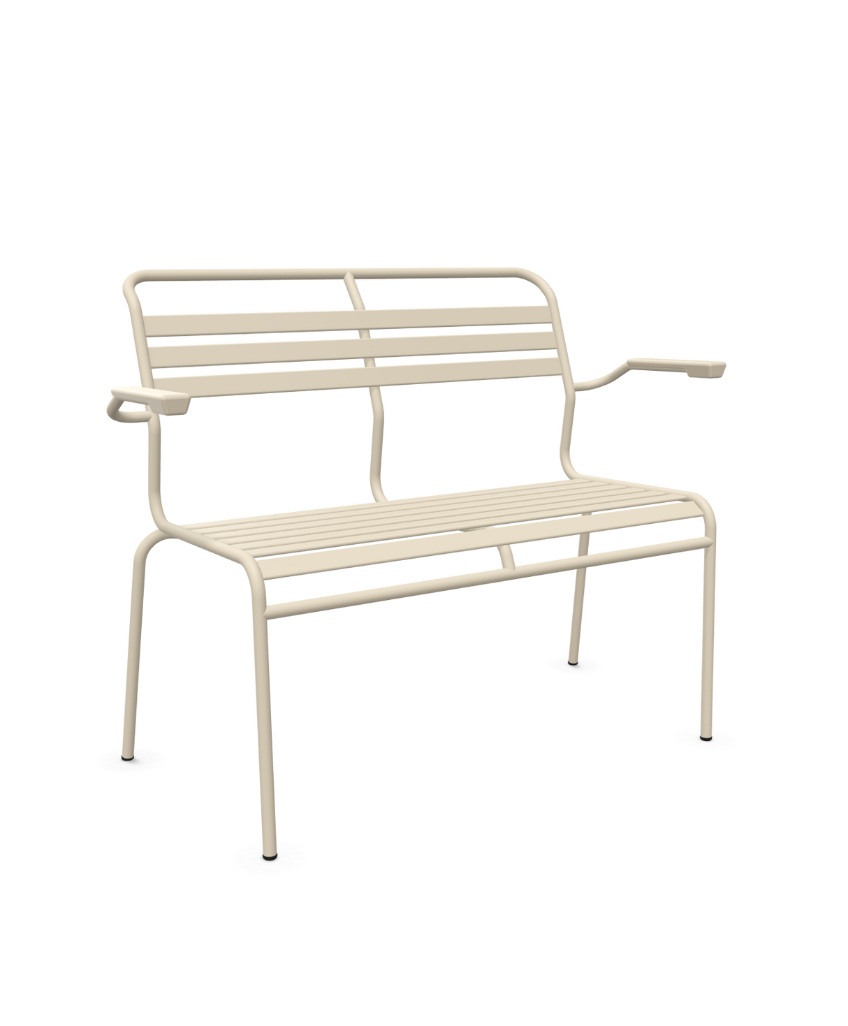 Schaffner Säntis Banc à lattes 2 places avec accoudoirs