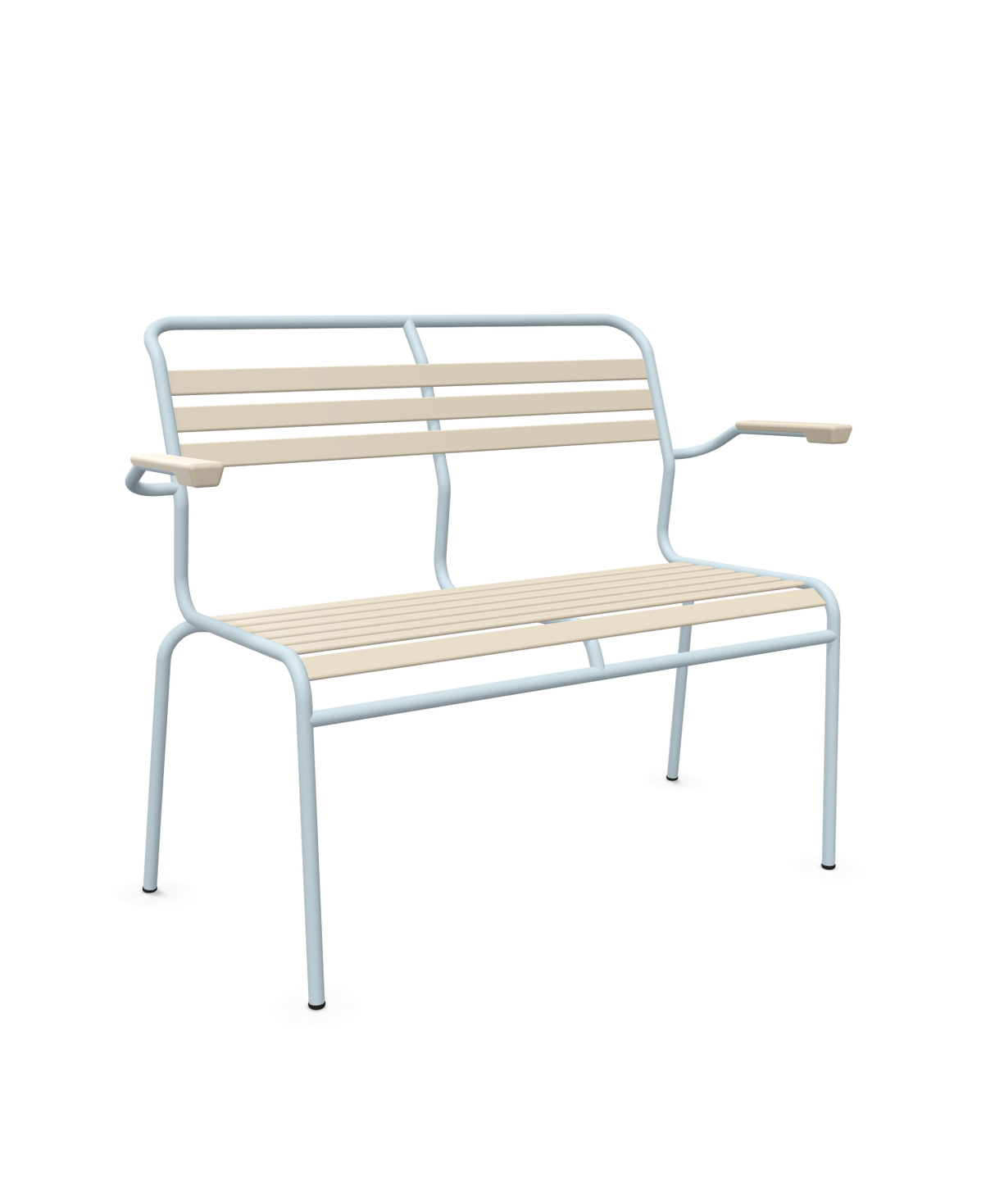 Schaffner Säntis Banc à lattes 2 places avec accoudoirs