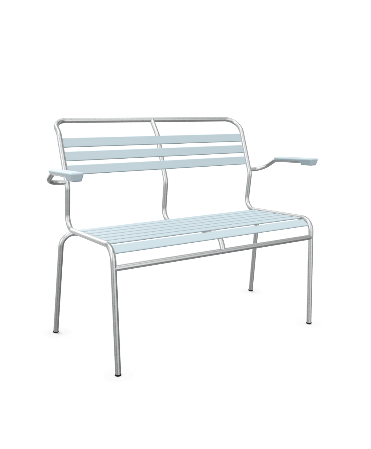 Schaffner Säntis Banc à lattes 2 places avec accoudoirs