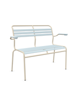 Schaffner Säntis Banc à lattes 2 places avec accoudoirs