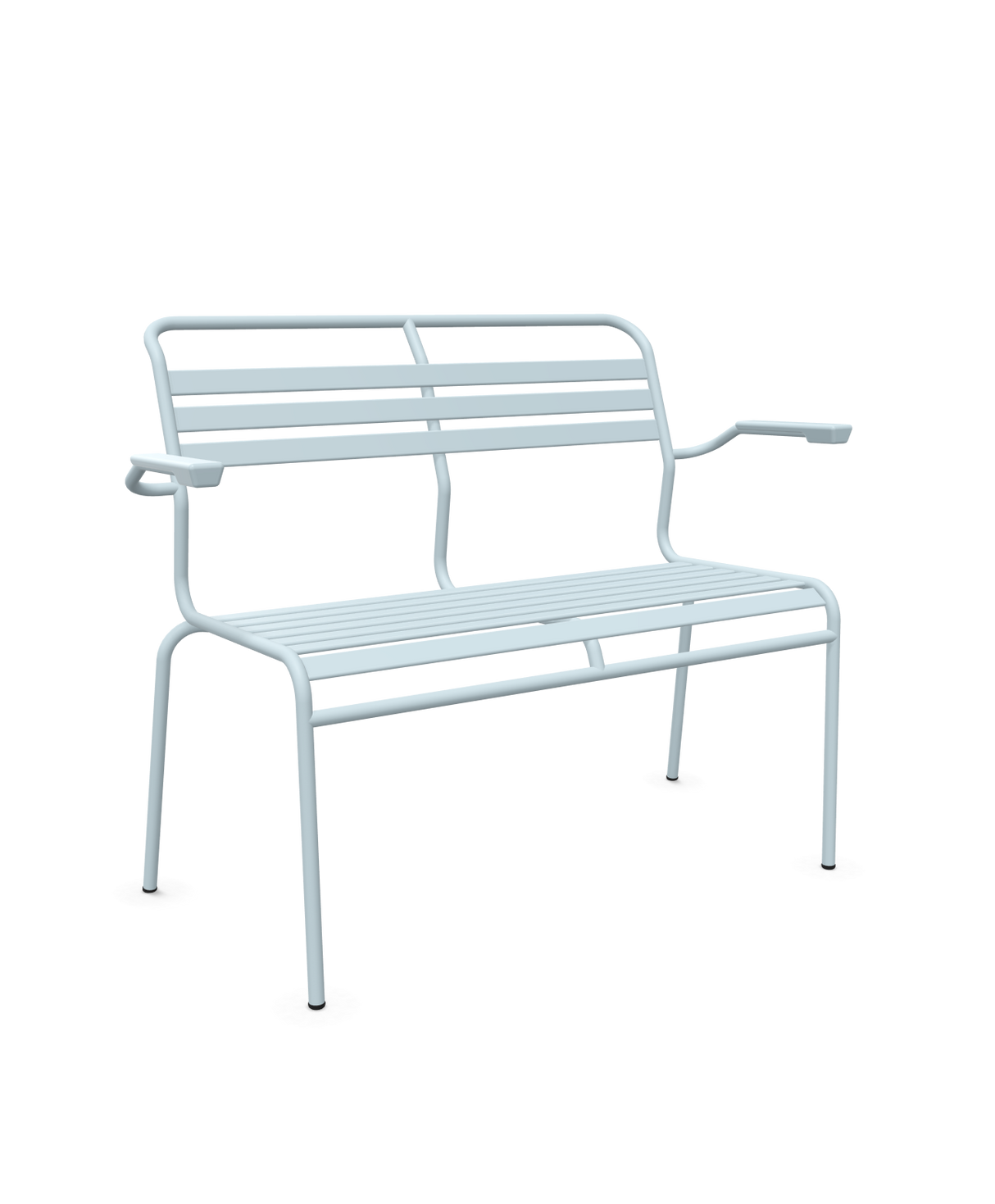 Schaffner Säntis Banc à lattes 2 places avec accoudoirs