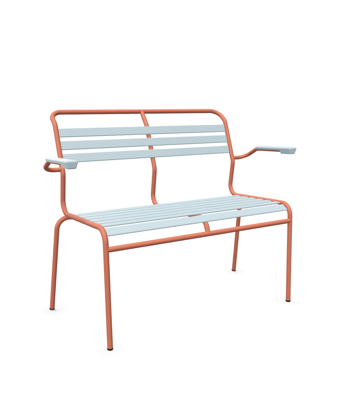 Schaffner Säntis Banc à lattes 2 places avec accoudoirs