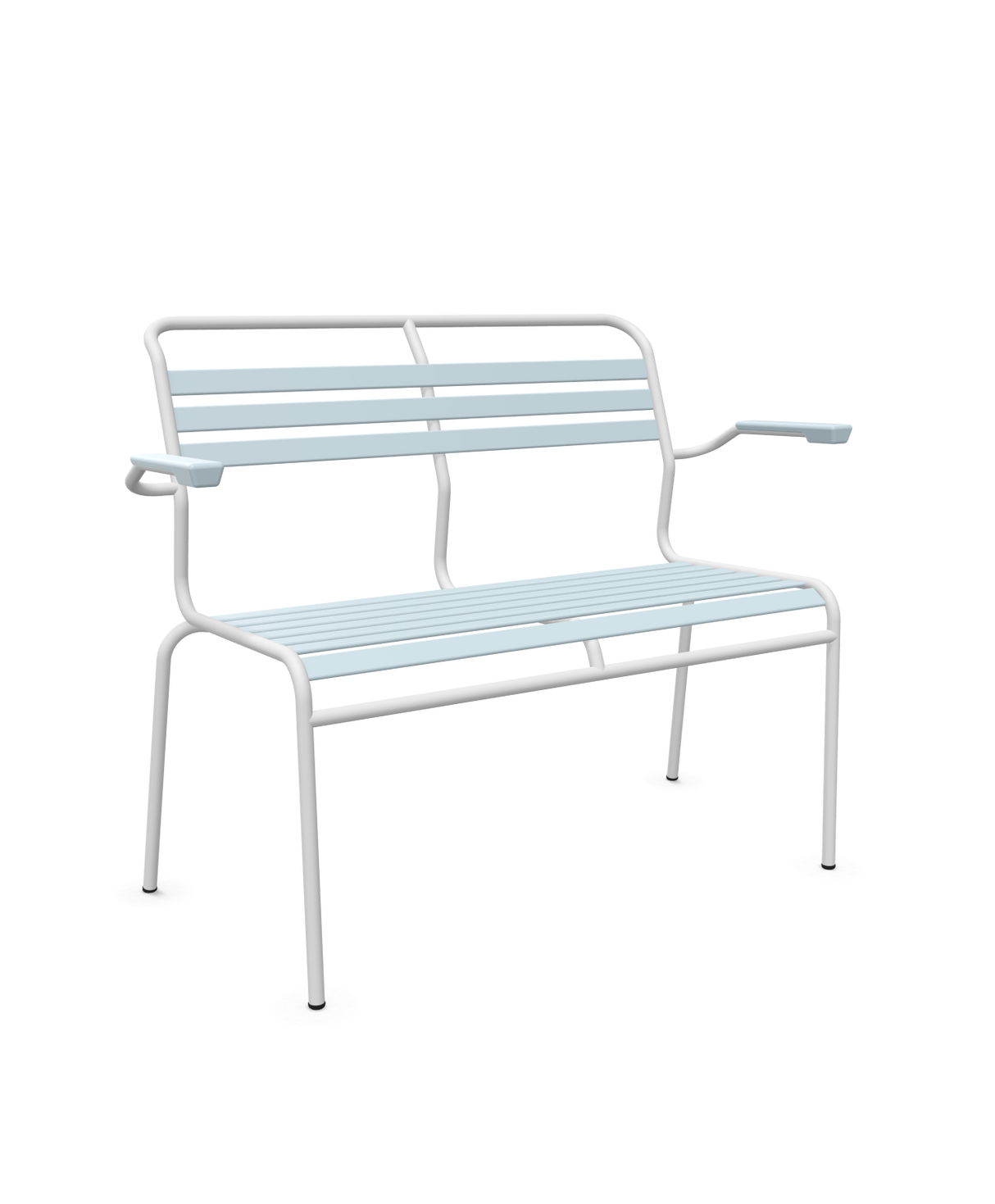 Schaffner Säntis Banc à lattes 2 places avec accoudoirs