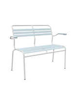 Schaffner Säntis Banc à lattes 2 places avec accoudoirs