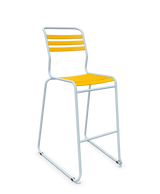 Schaffner Säntis Hocker Freischwinger mit Lattenrost