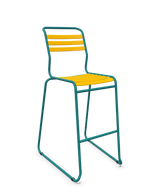 Schaffner Säntis Hocker Freischwinger mit Lattenrost