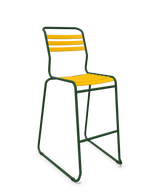 Schaffner Säntis Hocker Freischwinger mit Lattenrost