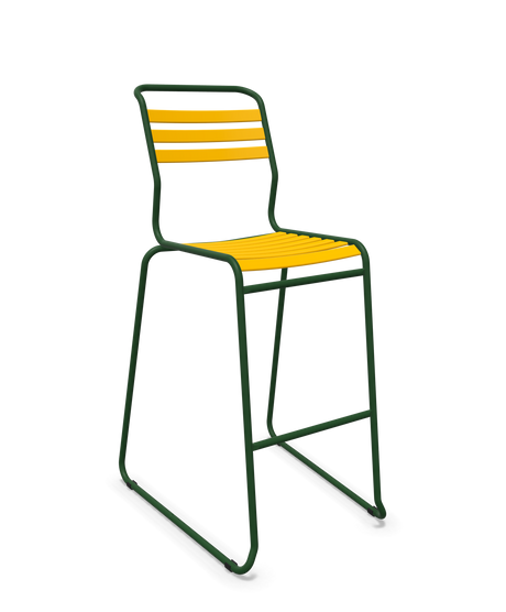 Schaffner Säntis Hocker Freischwinger mit Lattenrost