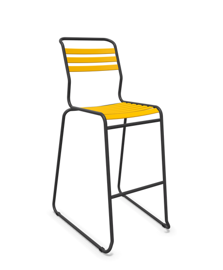 Schaffner Säntis Hocker Freischwinger mit Lattenrost