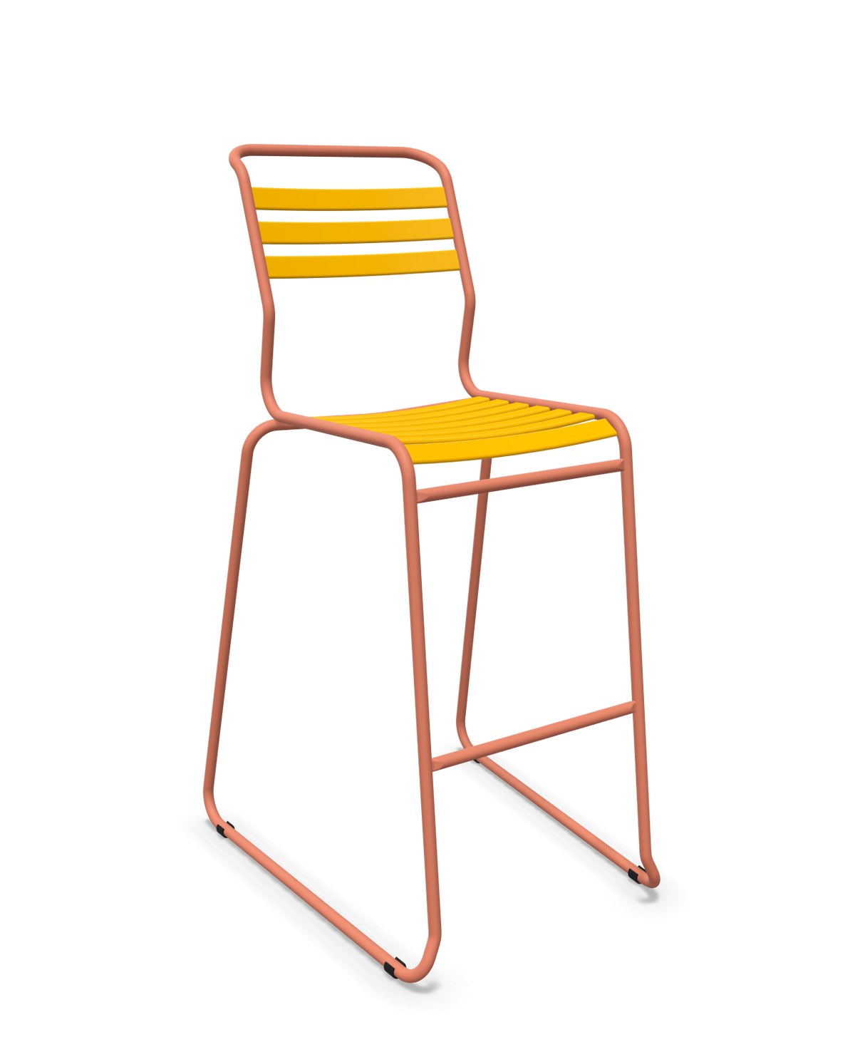 Schaffner Säntis Hocker Freischwinger mit Lattenrost