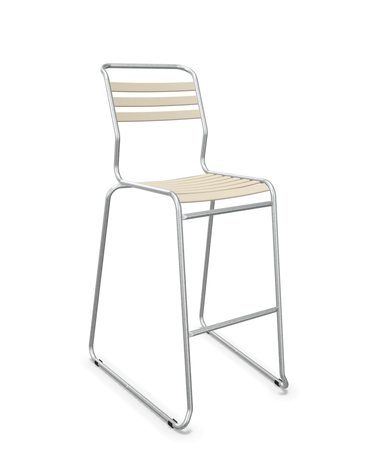 Schaffner Säntis Hocker Freischwinger mit Lattenrost